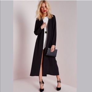 Long Sleeve Maxi Duster Jacket